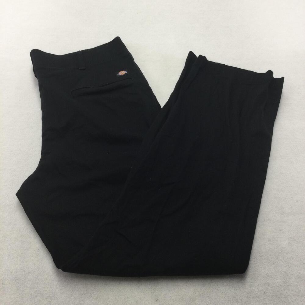 Dickies Flexible & Durable Cargo Pants Mens 34x32 Black Regular Straight Stretch